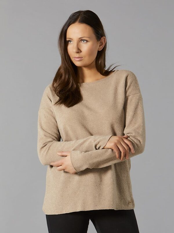 loveshortknit beige neule