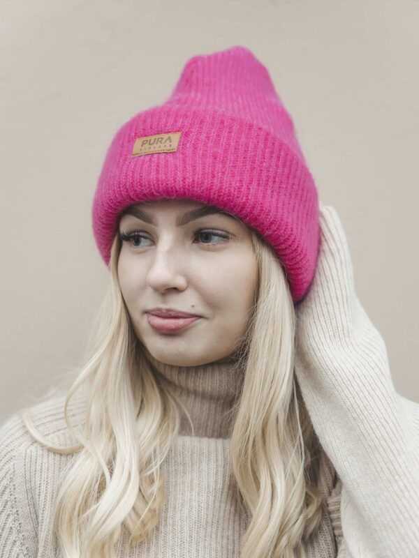 Pinkki MOHAIR-pipo