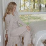 Vaaleanbeiget merino-silkkihousut