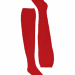 Punaiset pitkät sukat